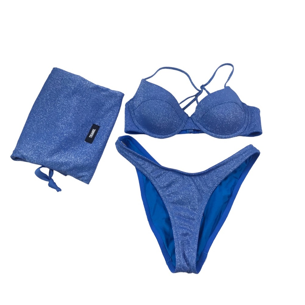 Triangl Swimwear Blue Bikini Set